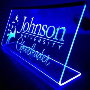acrylic signage with led