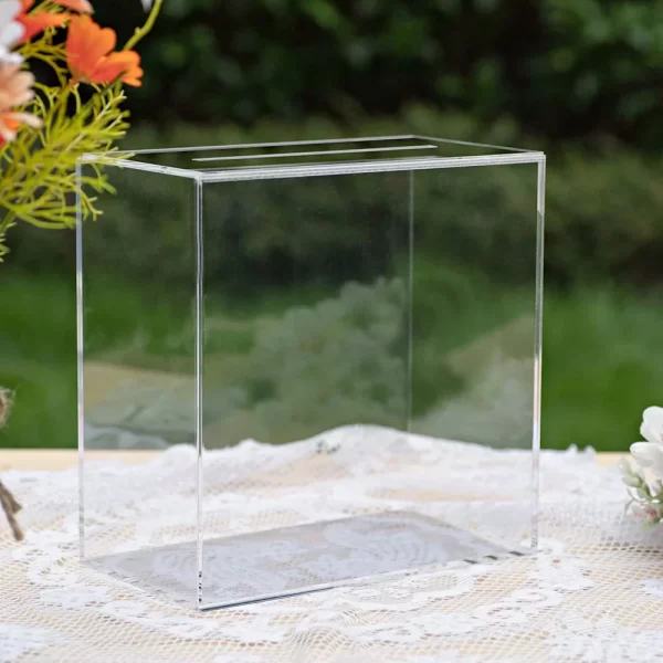 Clear Acrylic Card Box