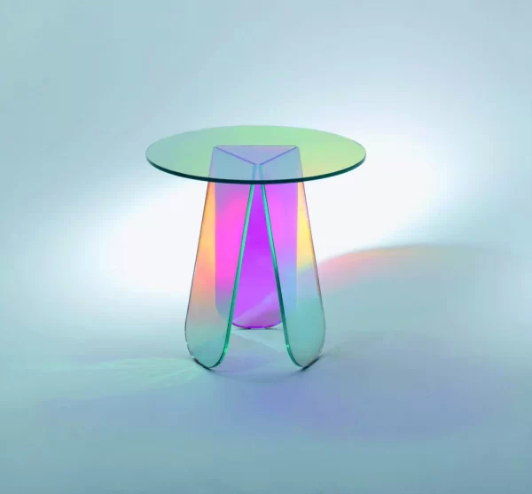 lucite coffee table