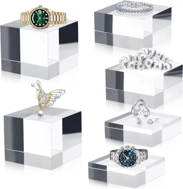 Plexiglass Jewelry Display Cube