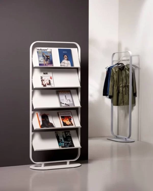 metal book display stand