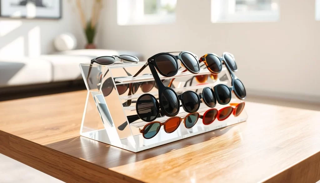 acrylic sunglass holder