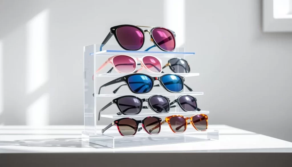 countertop sunglasses holder
