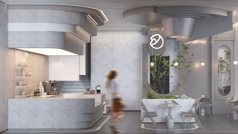 Bubble Tea Shop Interior Decoration
