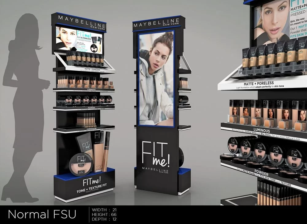 cosmetic display stands