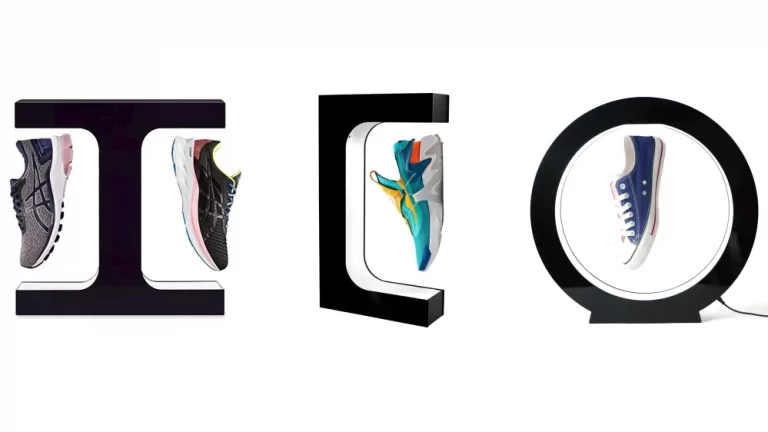 Floating Shoe Display for Retail Stores