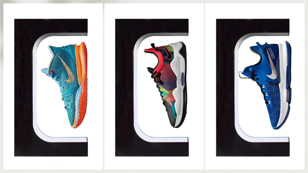 sneaker floating display
